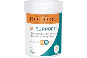 HOLFORDIRECT Patrick HOLFORD GL Support/Weight Management Supplement/for Fat Metabolism & Keto Diet Support / 3 Nutrients/Garcinia Cambogia 2230mg / Naturally Sourced / 90 Tablets/Vegan/for Women & Men