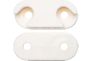 VDE Industries Bisagra de repuesto moderna de ABS sin terminar compatible con IKEA HEMNES parte #110364 (paquete de 2)