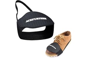 OUDQFCJ 1 pcs Protector Zapato Palanca Marchas Cambio de Moto Quad Scooter, Protector Zapatos Moto Universal, Protector Cambio Marchas Moto Ajustable y Antideslizante, Accesorios de Motocicleta