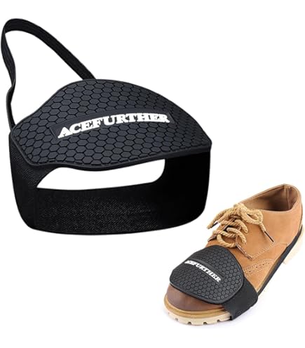 Copriscarpe Per Moto - Protezione Leva Cambio In Gomma, Antiscivolo - Foto 5