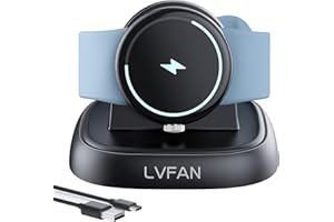 LVFAN Charger Dock for Pixel Watch 3/2, USB C Charging Cable Replacement Accessories, Magnetic Charging Stand for Google Pixel Watch 3/2, Fitbit Sense/Sense 2, Versa 3/4