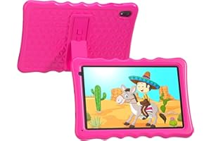 TIBUTA Tableta infantil Android 13 de 10,1 pulgadas para niños, 6 GB RAM 32 GB ROM 5000 mAh batería, tabletas para niños pequeños con Bluetooth, wifi, seguridad para niños, cámara dual, funda a prueba de