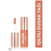 Flormar Glow Lip Oil Nemlendirici Etkili &amp; Işıltılı Bitişli Renkli Dudak Yağı - 002 COCOA KISS