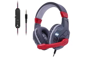 FRTEC - Auricular Gaming SAMUS con Cable y Micro Incorporado para Switch, Switch Lite y OLED (Compatible con Playstation 5, PS4, Xbox Series S|X, Xbox One, PC y Mac)