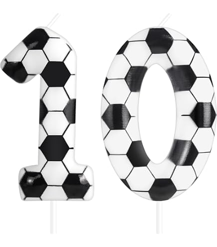 Candeline Per Torta Numero 4 Verde Golf – Decorazioni A Tema Sport Per Compleanni