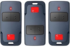 SUOXIOM 3pcs Telecomando per Porta del Garage per BFT Mitto Cool C2, 2 Canali/Tasti, 433MHZTelecomando Cancello sostituisce il telecomando per BFT Mitto RCB02