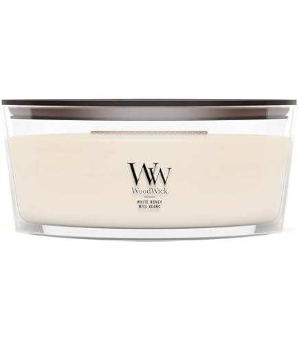Woodwick White Honey Large kaars - Sisters Delft Woodwick White Honey Large kaars - Sisters Delft