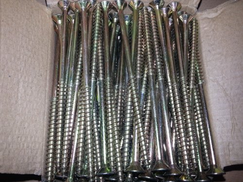 100 Stück Spanplattenschrauben 6 x 120 mm TORX Holzschrauben Holz-Schrauben NEU 6x120 mm