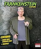 Pantalones no incluidos. Frankenstein - Disfraz de monstruo adultos, talla 10 (AC970)
