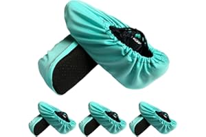 LSUWDE 8PCS Reusable Overshoes,Blue, Eco-Friendly Shoe Covers, Waterproof Non-slip Dust Covers, Suitable for Keeping Floor/Carpet Clean and Tidy, Thickened Dustproof Overshoes One Size