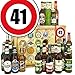 Produktbild 41. Geburtstag Geschenk für Freund - Geschenkbox mit 24 Bieren aus aller Welt und Deutschland inkl. gratis Geschenkkarten + Bierbewertungsbogen Bierset + Biergeschenk + Personalisierte Geschenkbox - 41 + Bier Geschenke für Männer Besser als Bier selber machen oder selbst brauen Geburtstagsgeschenk Geburtstagsbier geschenkset freund männergeschenke geschenkideen für Ihn geschenke Geburtstagsgeschenk 41 Geburtstagsgeschenke für Männer für Freund zum 41 Biergeschenke