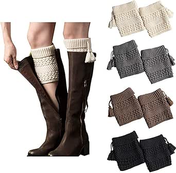 Beinstulpen 1 Paar | Wollen Stricken Stulpen Für Herbst & Winter | Böhme Style Legwarmer