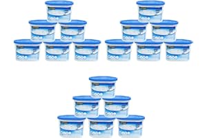 UTTAM 500ml Dehumidifiers - Moisture Absorber and Condensation Remover for Home, Kitchen, Wardrobe, Bedroom, Caravan, Office, Bathroom, Basement - Combats Damp, Mold, and Moisture (Pack of 18)