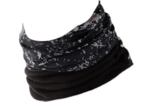 Hilltop Bufanda con Forro Polar Multiusos, Braga de Cuello para Motorista, Bufanda de Tubo, Máscara de Esquí, Bandana, Diseño Actual y en Colores de Moda, Ideal para Hombre y Mujer