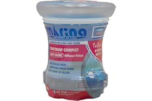 MARINA INNOVATIVE WATER CARE Traitement Complet Diffuseur Flottant sans Chlore - 4 à 10 m³