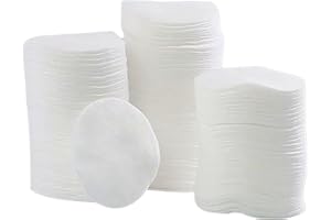 Cotton Pads 100% Pure Cotton, Lint-Free Makeup Remover Discs – 200 Total (2×100) – Soft, Absorbent, Facial Cleansing & Nail Polish Removal NCS35