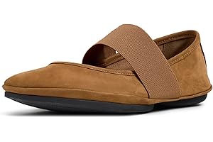 Camper Damen Right Nina 21595 Mary Jane, Mittelbraun 244, 39 EU