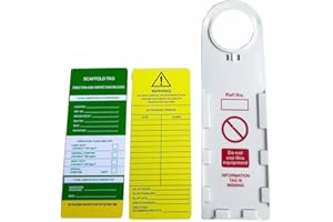 AMAGOGO Prevention Tag Safety Scaffolding Inspection Card