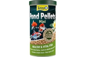 Tetra Pond Fish Food Mini Pellets 260 g - biologiskt balanserade för små och unga dammfiskar