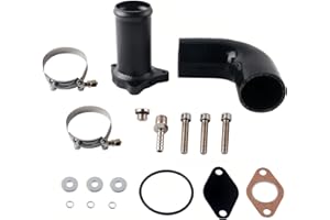 Hugwish egr Cooler Delete 1.9tdi for A3 A4 A6 Golf T5, EGR Delete Removal Replacement Kit 57 mm for ASZ, ARL, BLT, BKC, BXE, BJB, BXF, BSW, BUK, BPX, AXC, AXB, AUY, BVK, BTB, AVF, AWX