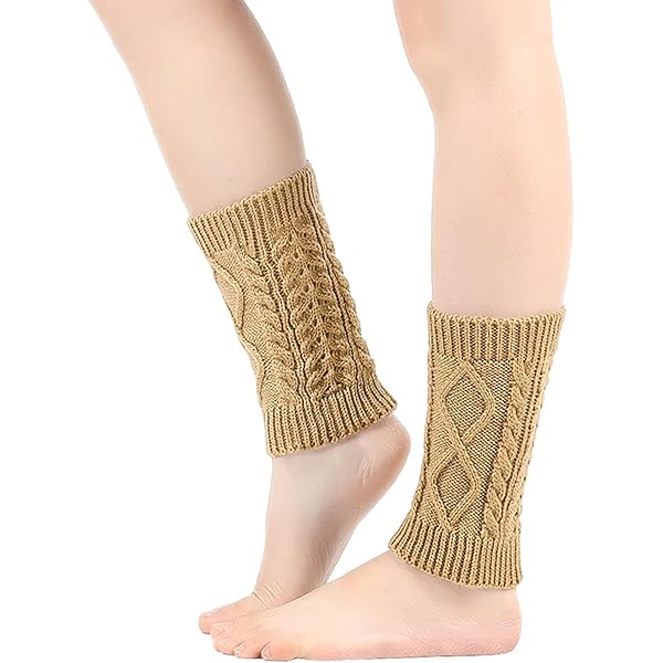 TIMIYUYU Damen Beinwärmer Stricken - Gestrickte Leg Warmers Für Stiefel Winter