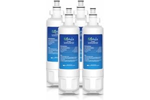 EcoAqua EFF-6032B Kühlschrankwasserfilterersatz Kompatibel mit Panasonic CNRAH-257760, CNRBH-125950, PANCNRBH125950 (4)