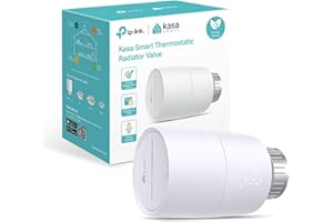 TP-Link Kasa Thermostat Connecté Matter, Compatible avec HomeKit, Alexa et Google Assistant, Réduisez vos factures et contrôlez le chauffage à distance via l'application, Kasa Hub Requis, KE100