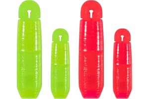 Alwonder Lot de 20 connecteurs élastiques pour pêche à la carpe - Méthode d'alimentation - Creux - Connecteur élastique pour le marquage de la carpe - Accessoires de pêche à la carpe