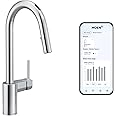 Moen 7565EVC Align U by Moen Smart Pulldown Kitchen Faucet with Voice Control and MotionSense, Chrome