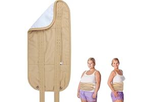 LALASTYLE Castor Oil Pack, Reusable Organic Castor Oil Pack Kit for Liver, Aid Sleep, Auxiliary Liver and Abdominal Muscles to Improve Circulation Digestion (Castor Oil Not Included)