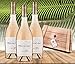 Produktbild 3 Flaschen Whispering Angel Rose Rosé 3er Set Caves D'Esclans St. Tropez Nikki Beach Luxus Rose cote d'azur als Geschenkset in geflammter Vintage-Holzkiste inklusive Zertifikat & Siegel
