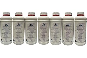 GENERIC Smart Leisure Supplies Steam Room Essence Collection, 7 x 1L Bottles, Premium Aromatherapy Bundle.