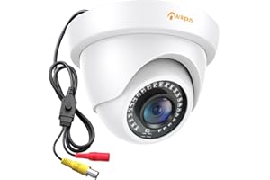 Anlapus 1080P Caméra de Surveillance Extérieure IP66 Objectif de 3.6mm, 24 m Vision Nocturne, 4-en-1 Caméra pour Kit Vidéo Surveillance de Mode TVI/CVI/AHD/960H