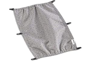 Croozer Unisex – Erwachsene Sonnensegel-3092020630 Sonnensegel, Steingrau, One Size