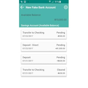 Fake Bank Account Amazon Co Uk Appstore For Android