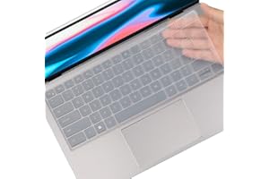 MUBUY-GOL Keyboard Cover for 2024 2023 2022 Dell Inspiron 16/Inspiron 16 Plus 5630 5635 5620 5625 7635 7630 7620 16-inch Laptop, Inspiron 14 5430 5435 7430 7435 5420 5425 7420 7425 7415 Keyboard Skin (Clear)