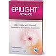 Epilight L- Glutathione With Vitamin C Tablets for Skin Health | Glutathione Tablets Supplement 600mg | 90 Tablets For Men & Women