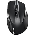 TECKNET Bluetooth Mouse, 4800DPI Wireless Mouse Computer Silent Click USB Mice Bluetooth 3.0/5.0 and 2.4GHz Connectivity Mouse with 6 Adjustable DPI, 30 Months Battery Life Cordless Mouse for Laptop