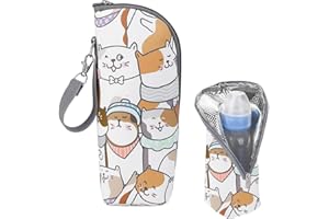 HABNI 1 Pezzo Porta Biberon Termico Borsa Con Strato Isolante, Da Viaggio Portatile Per Biberon Appeso Latte Materno Acqua Stoccaggio Sacchetto di Isolamento