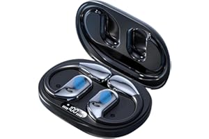 XSLTKBY AI Translation Earbuds - Real-Time Translator Earbuds with 144 Languages & Accents, Open-Ear Translation Earbuds fit for iOS & Android, Translation Device for Travel, Business, and Learning (Black)