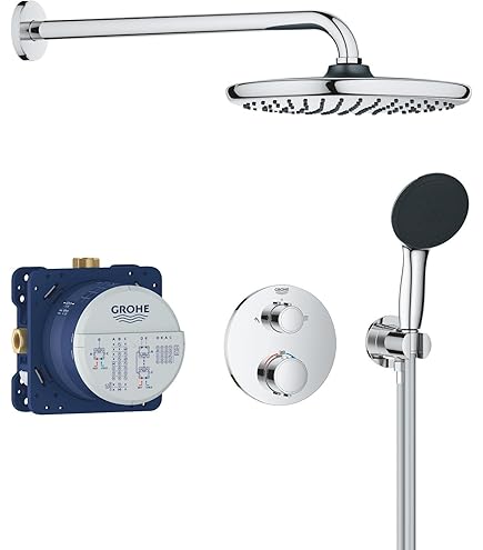 Façade Grohe Eurostyle Pour Mitigeur Bain/douche 2 Sorties 19506003 Chromé