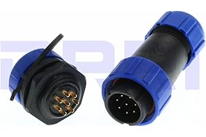 DRRI SP21 IP68 2 3 4 5 6 7 8 9 10 12 pin impermeable Panel Mount circular Aviación Cable Conector