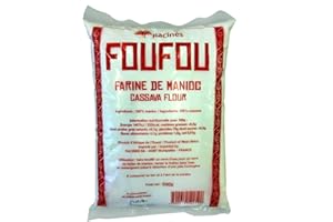 Farine de Manioc foufou 500 gr + sticker marque Maolo