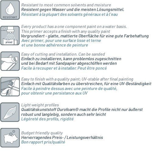 Stuckleisten Profilleiste CB531 Orac Decor BASIXX Zierleisten - 6