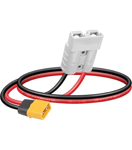 ELFCULB 12AWG Anderson Connector Naar SAE Verlengkabel Met SAE