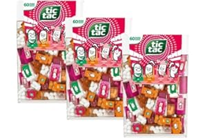 NOHAWA 3x tic tac lilliput 60er Strawberry 228g - der perfekte Reisebegleiter für jede Tasche oder das Auto