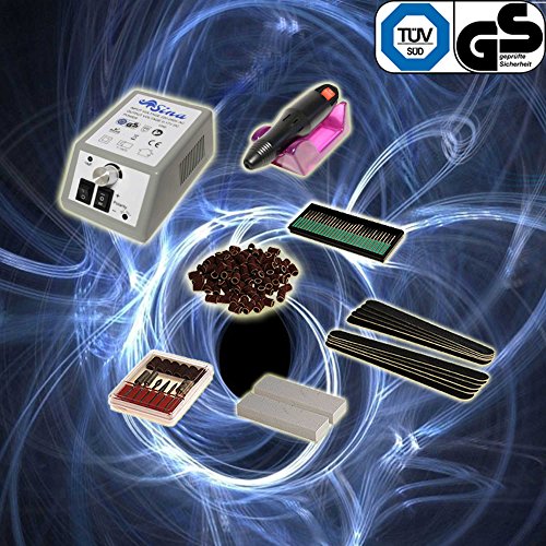 Sina® Profi Maniküre Pediküre Set – Nagelfräser + Nagelstaub Absauger + Zubehör TÜV / GS - 2