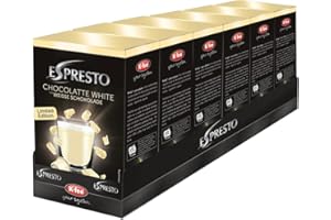 ESPRESTO Kakaokapseln | Weiße Schokolade | Intensität 9/12 | kompatibel mit K-fee – your system | fairtrade-zertifzierte Kakaobohnen | 96 Kapseln