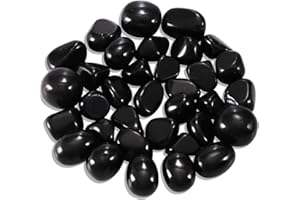 Aitsite 300 g Ossidiana, Pietre Naturali Lucidata, Pietre e Cristalli Naturali, Cristalli Chakra, Meditazione sul Reiki Naturale