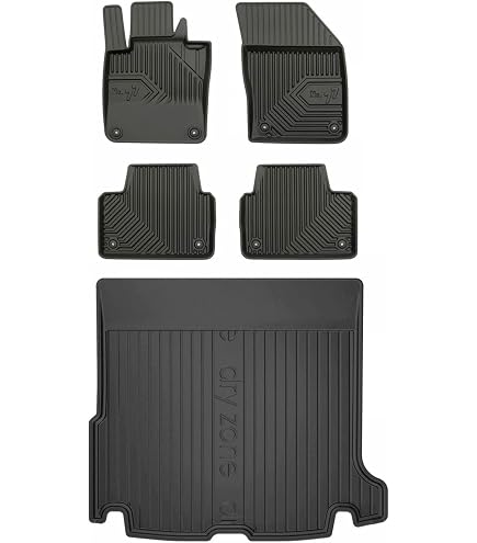 Tappetino Auto Volvo XC90 I 2002-2014 | Velour Nero Guida Sicura